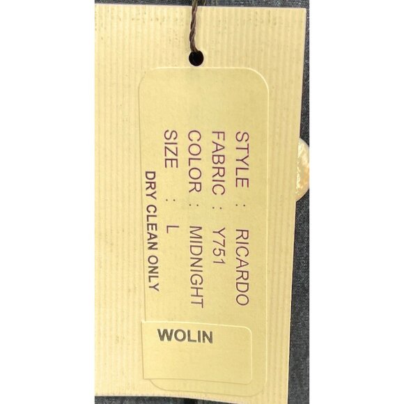 Gillio Button Up Shirt Blue Abstrat Mens Sz L NWT Ricardo - Picture 4 of 8